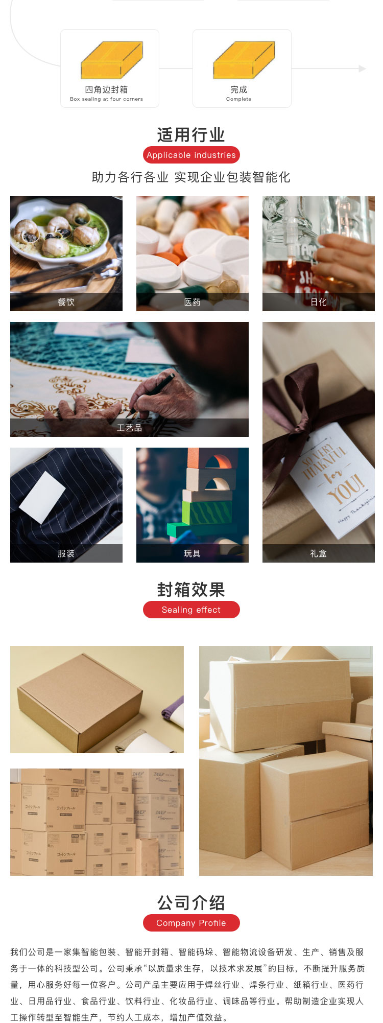 全自動角邊封箱機