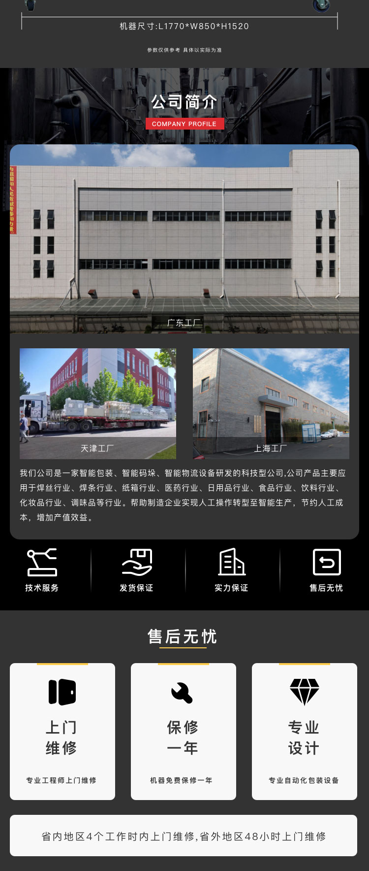 天津華萬折蓋封箱機