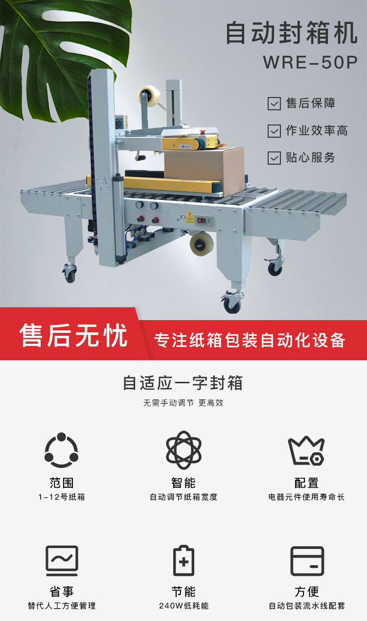 全自動化封箱機WRE-50P