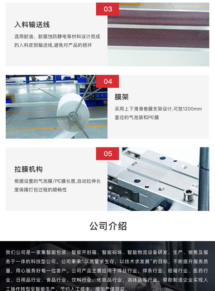 天津華萬快遞打包機(jī)器人