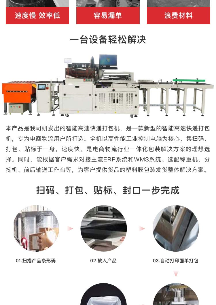 高速快遞打包機