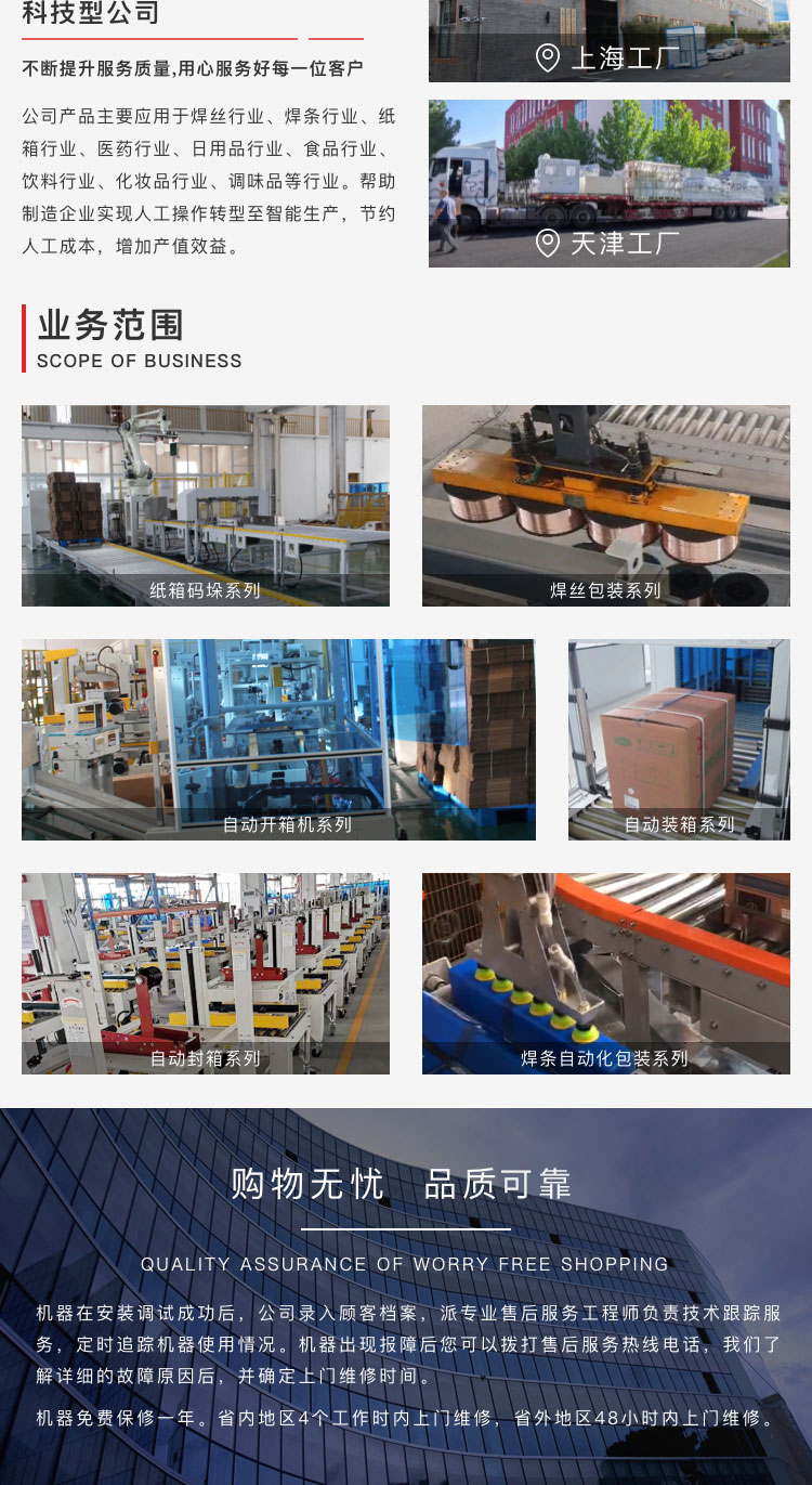 天津華萬開箱機設備